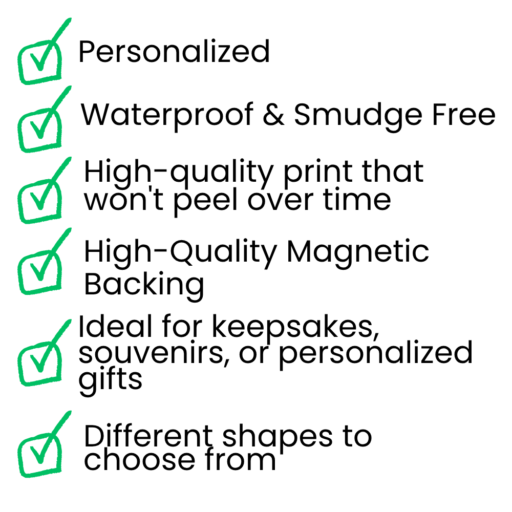 Customized Ref Photo Magnet 5 Pieces Minimum Order