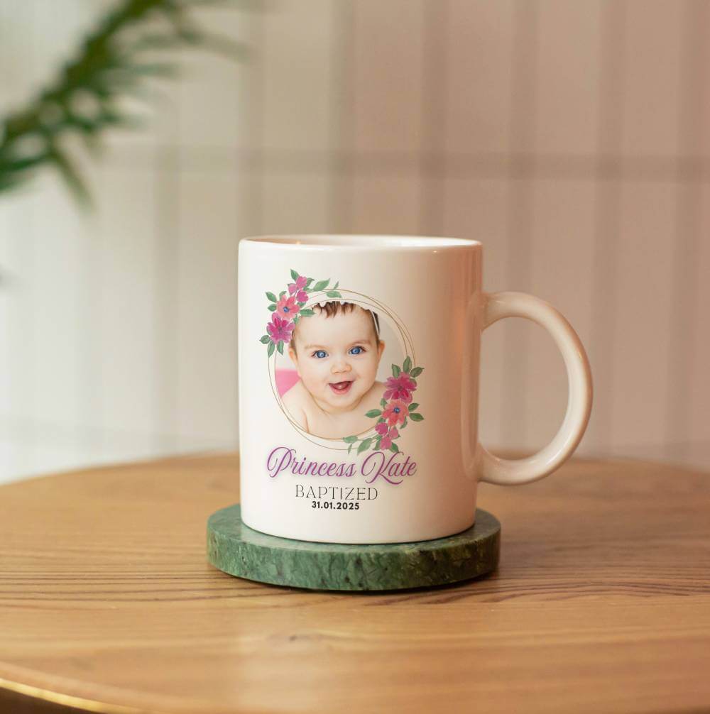 Baptismal Souvenir and Giveaway Personalized Christening Souvenir 11oz Mug