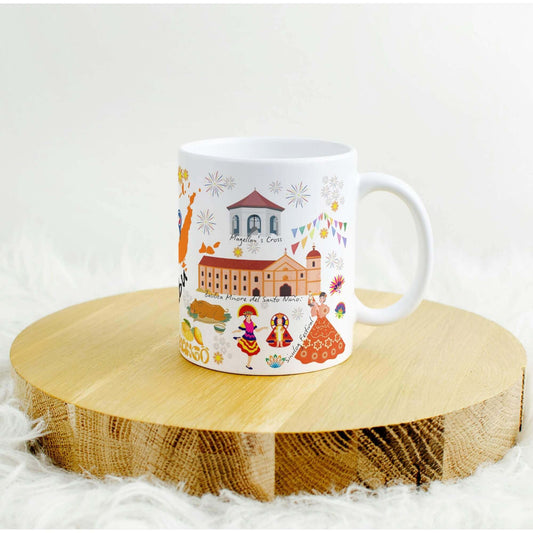 Cebu Philippines Travel Souvenir Mugs 11oz Ceramic Mug