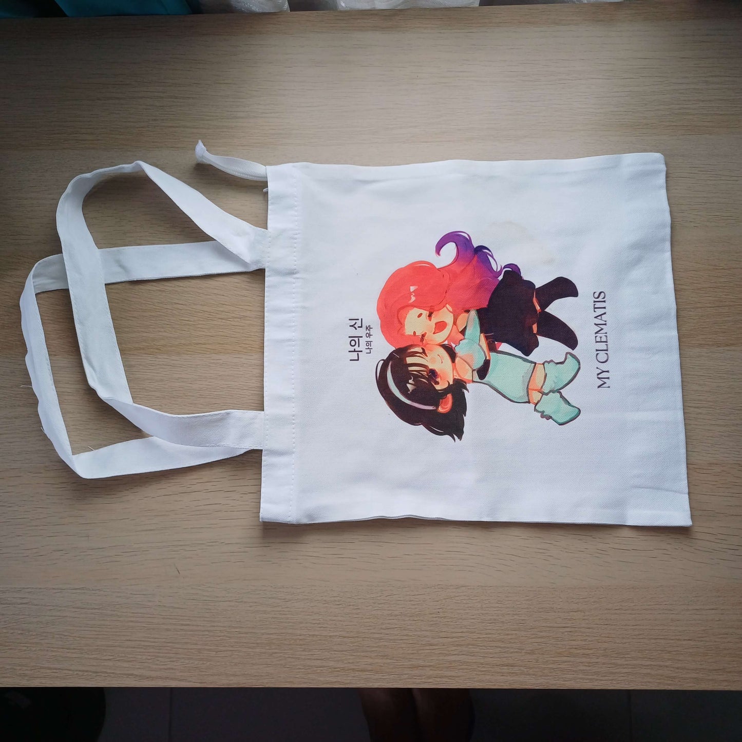Kyi Su Collab [ Alien Stage ] / MiziSua Fanmade Art Canvas Tote Bag with Zipper