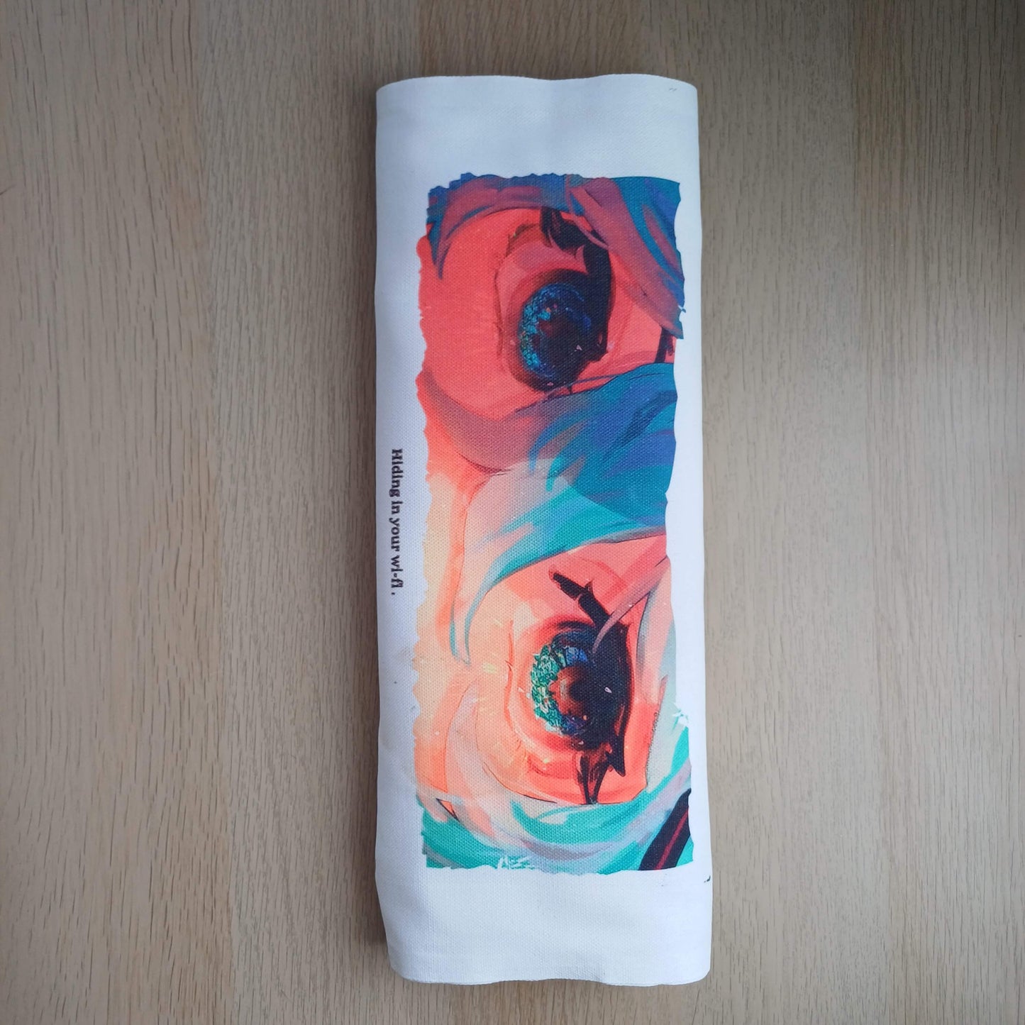 Kyi Su Collab [Hiding in Your Wi-Fi ] / Miku Fanmade Art Canvas Tote Bag with Zipper
