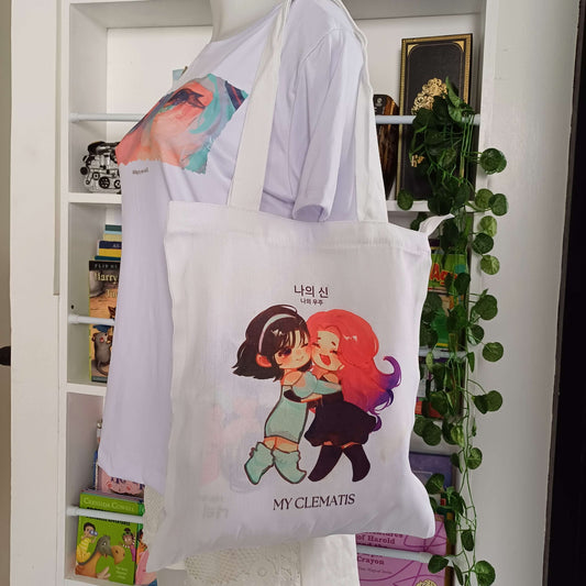 Kyi Su Collab [ Alien Stage ] / MiziSua Fanmade Art Canvas Tote Bag with Zipper
