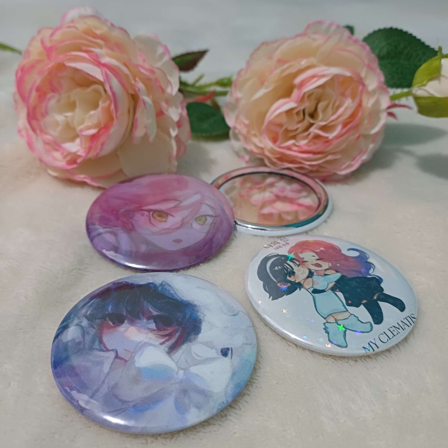Kyi Su Collab [ Alien Stage ] / MiziSua Fanmade Art 58mm Pocket Mirror