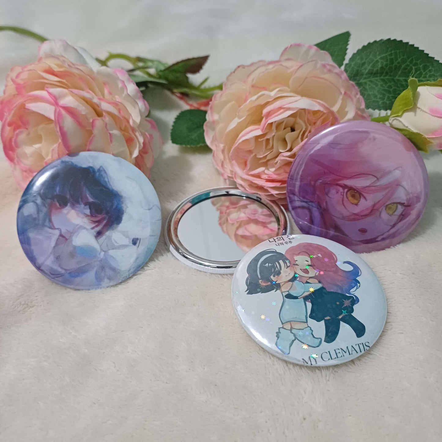 Kyi Su Collab [ Alien Stage ] / MiziSua Fanmade Art 58mm Pocket Mirror