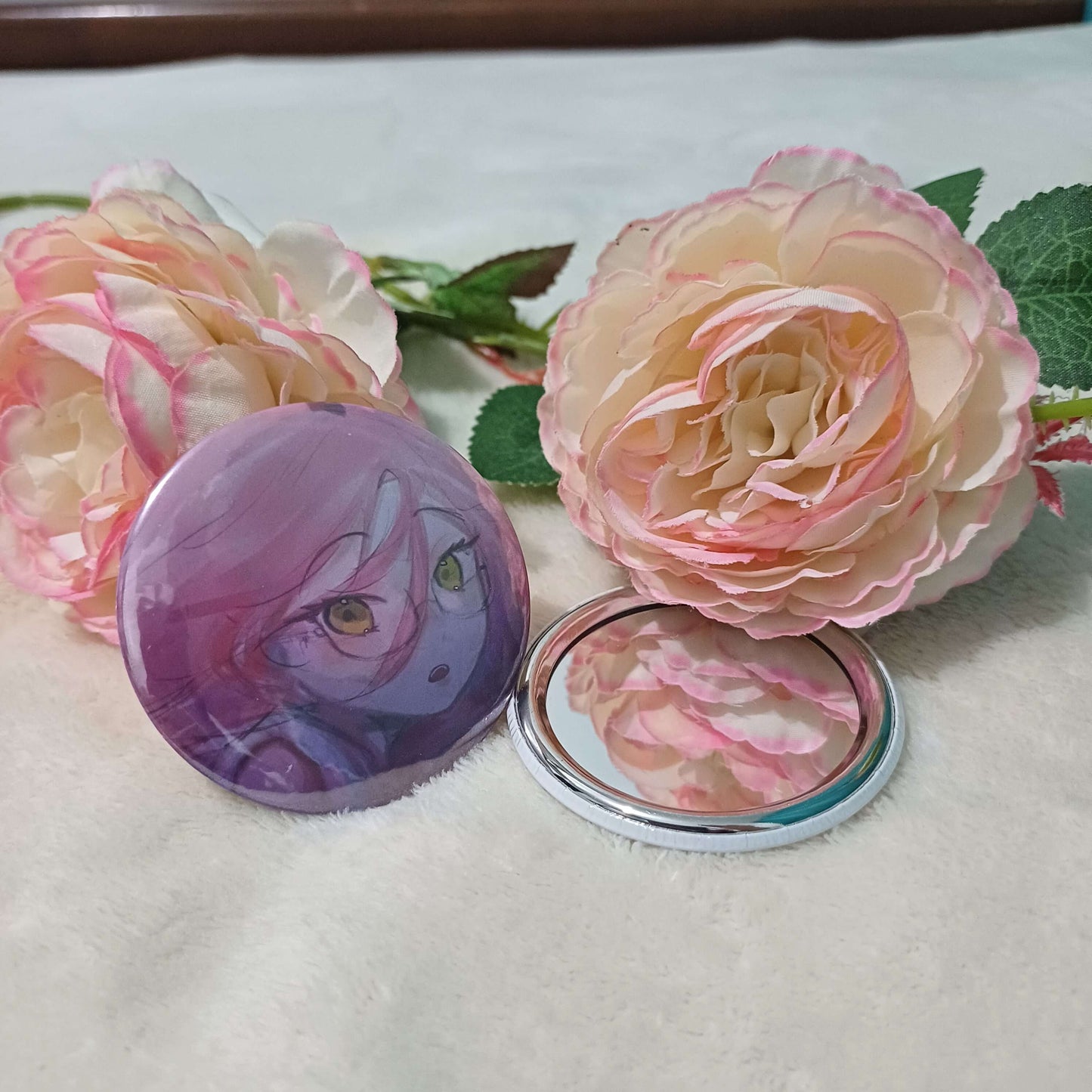 Kyi Su Collab [ Alien Stage ] / MiziSua Fanmade Art 58mm Pocket Mirror