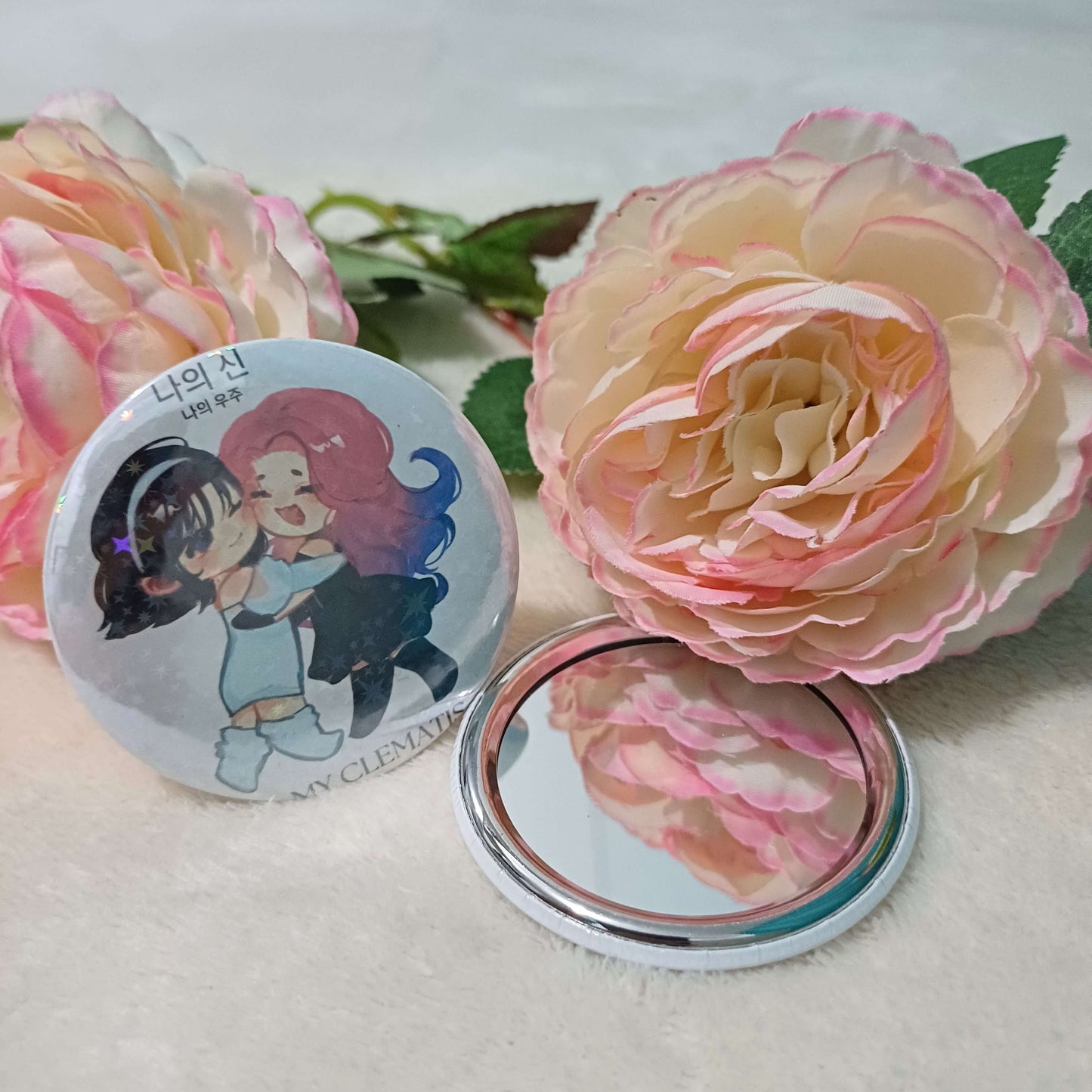 Kyi Su Collab [ Alien Stage ] / MiziSua Fanmade Art 58mm Pocket Mirror