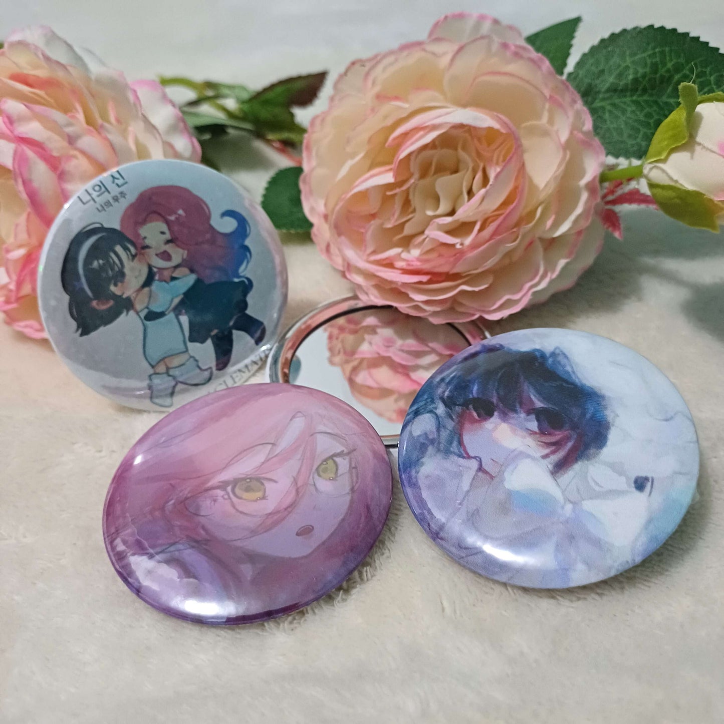 Kyi Su Collab [ Alien Stage ] / MiziSua Fanmade Art 58mm Pocket Mirror