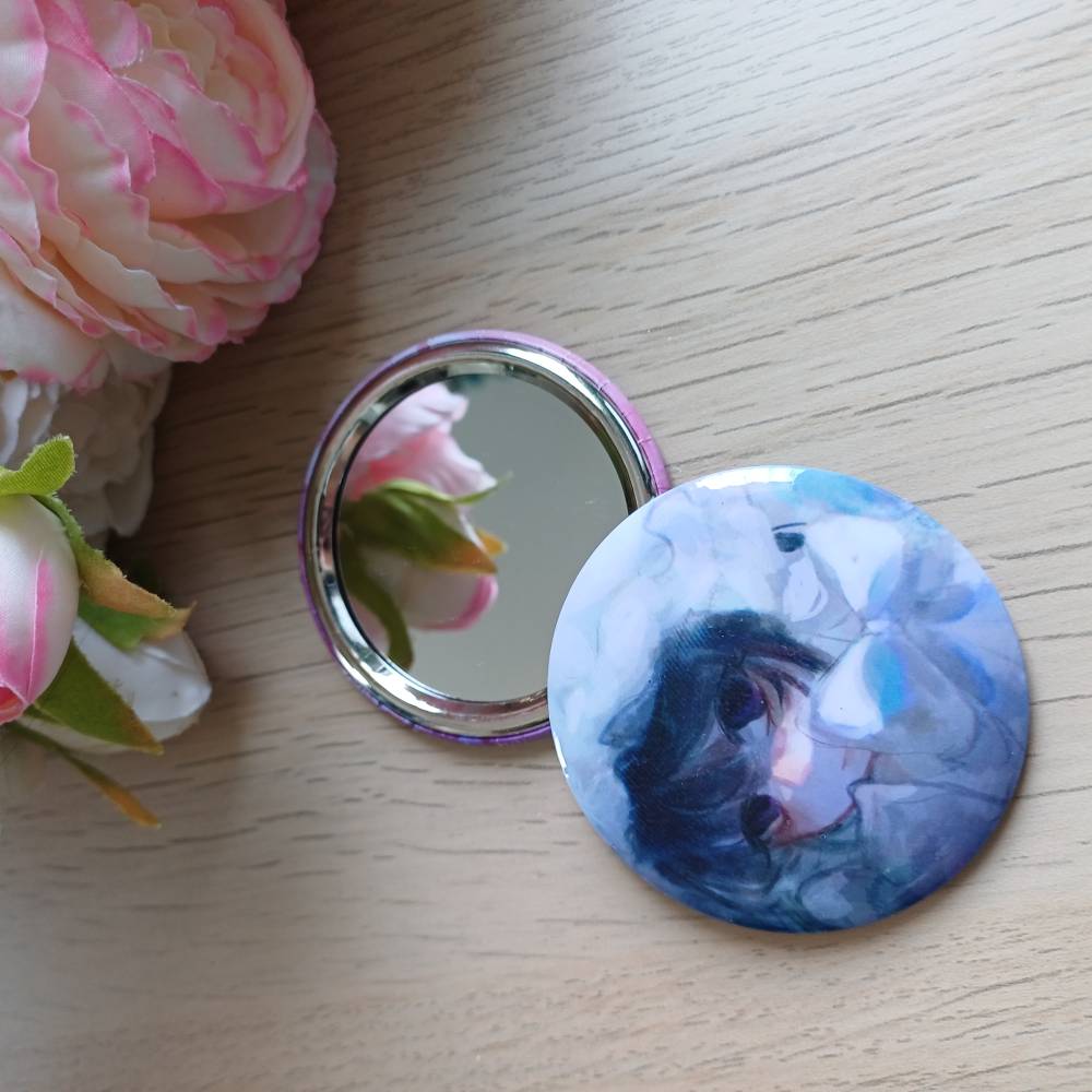 Kyi Su Collab [ Alien Stage ] / MiziSua Fanmade Art 58mm Pocket Mirror