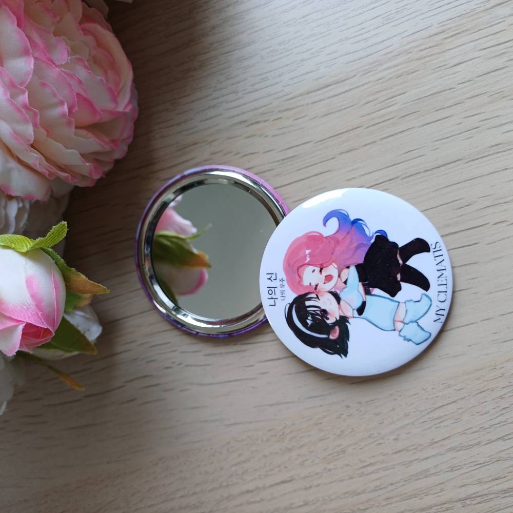 Kyi Su Collab [ Alien Stage ] / MiziSua Fanmade Art 58mm Pocket Mirror
