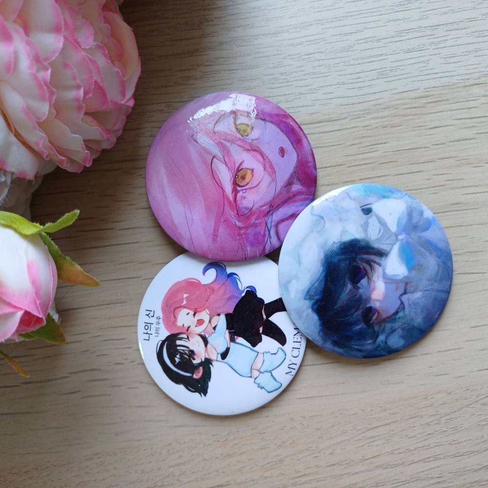 Kyi Su Collab [ Alien Stage ] / MiziSua Fanmade Art 58mm Pocket Mirror