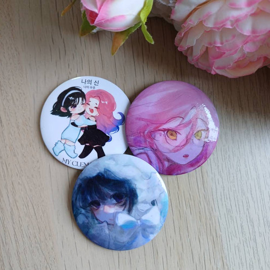 Kyi Su Collab [ Alien Stage ] / MiziSua Fanmade Art 58mm Pocket Mirror