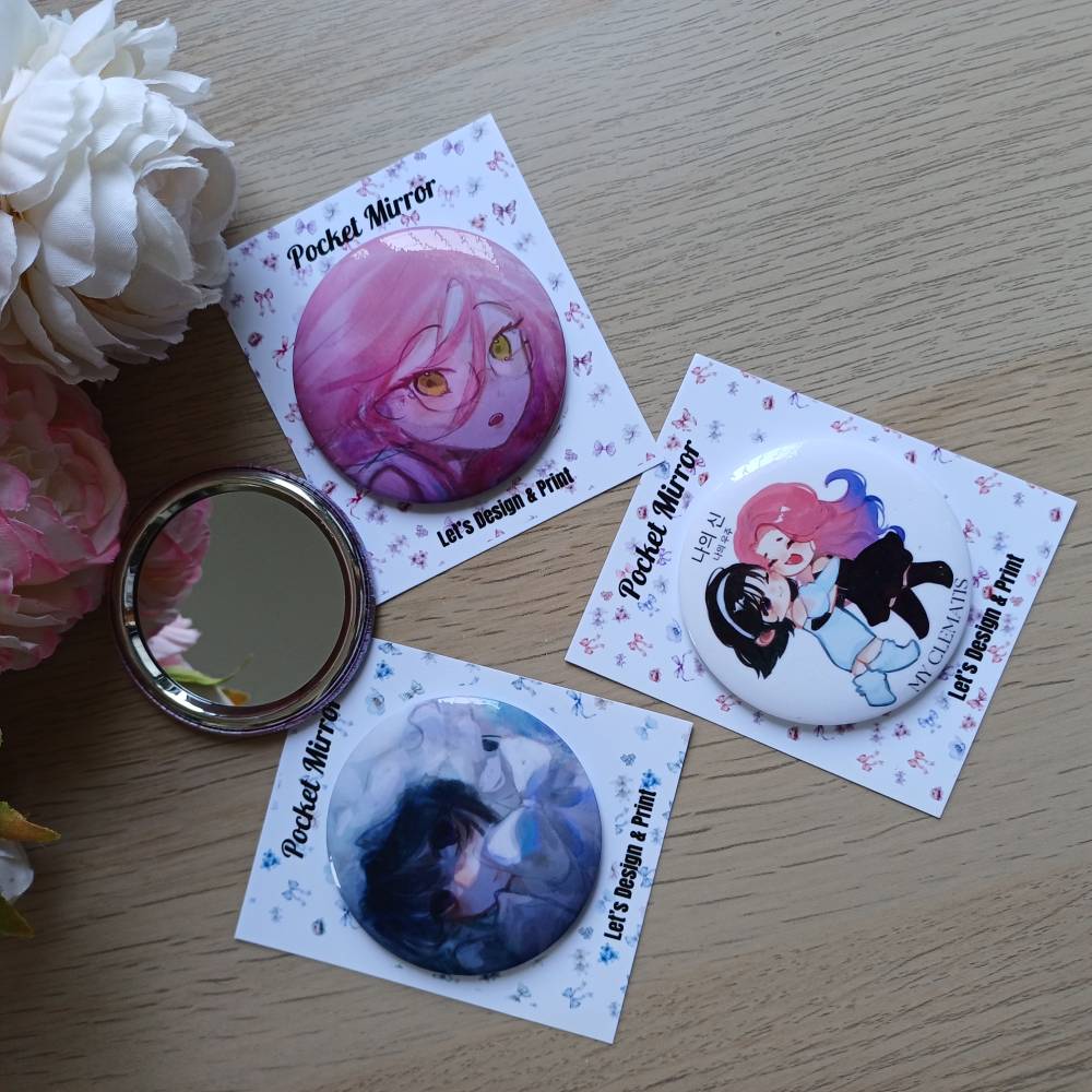 Kyi Su Collab [ Alien Stage ] / MiziSua Fanmade Art 58mm Pocket Mirror