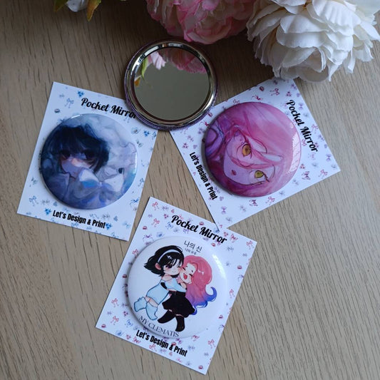 Kyi Su Collab [ Alien Stage ] / MiziSua Fanmade Art 58mm Pocket Mirror