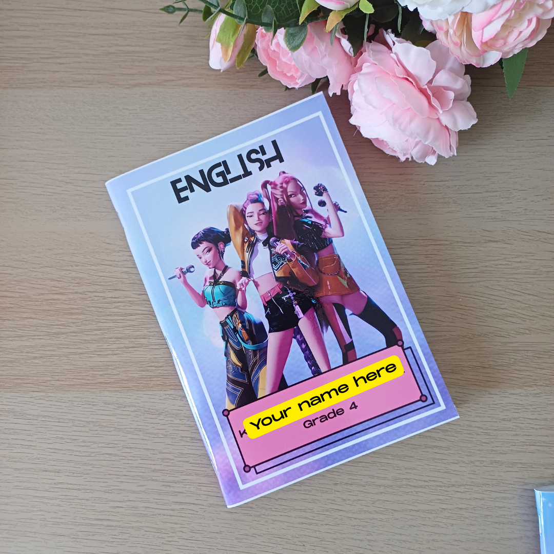 Kpop Demon Hunters Design A5 Notebooks | 8 Pieces