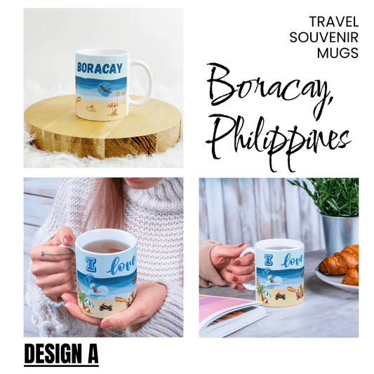 Boracay Philippines Travel Souvenir Mugs 11oz Ceramic Mug