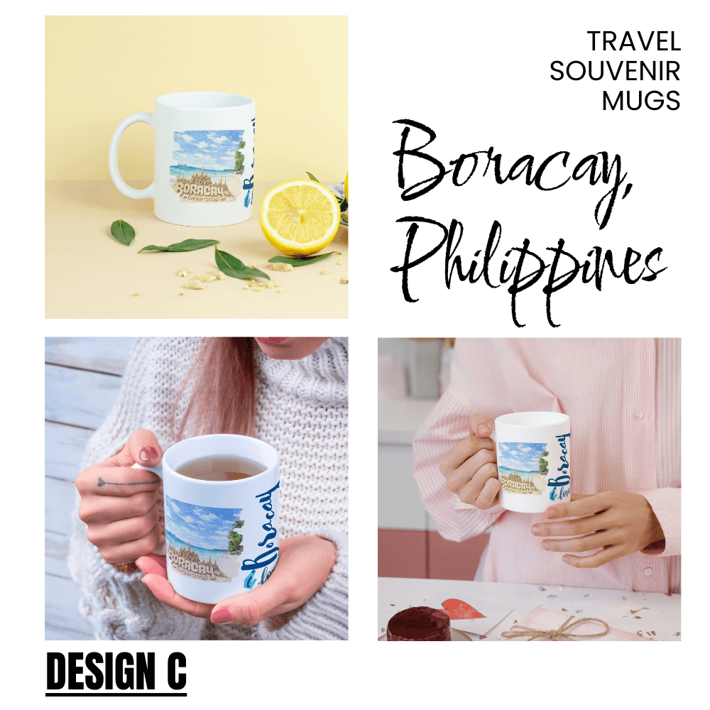 Boracay Philippines Travel Souvenir Mugs 11oz Ceramic Mug