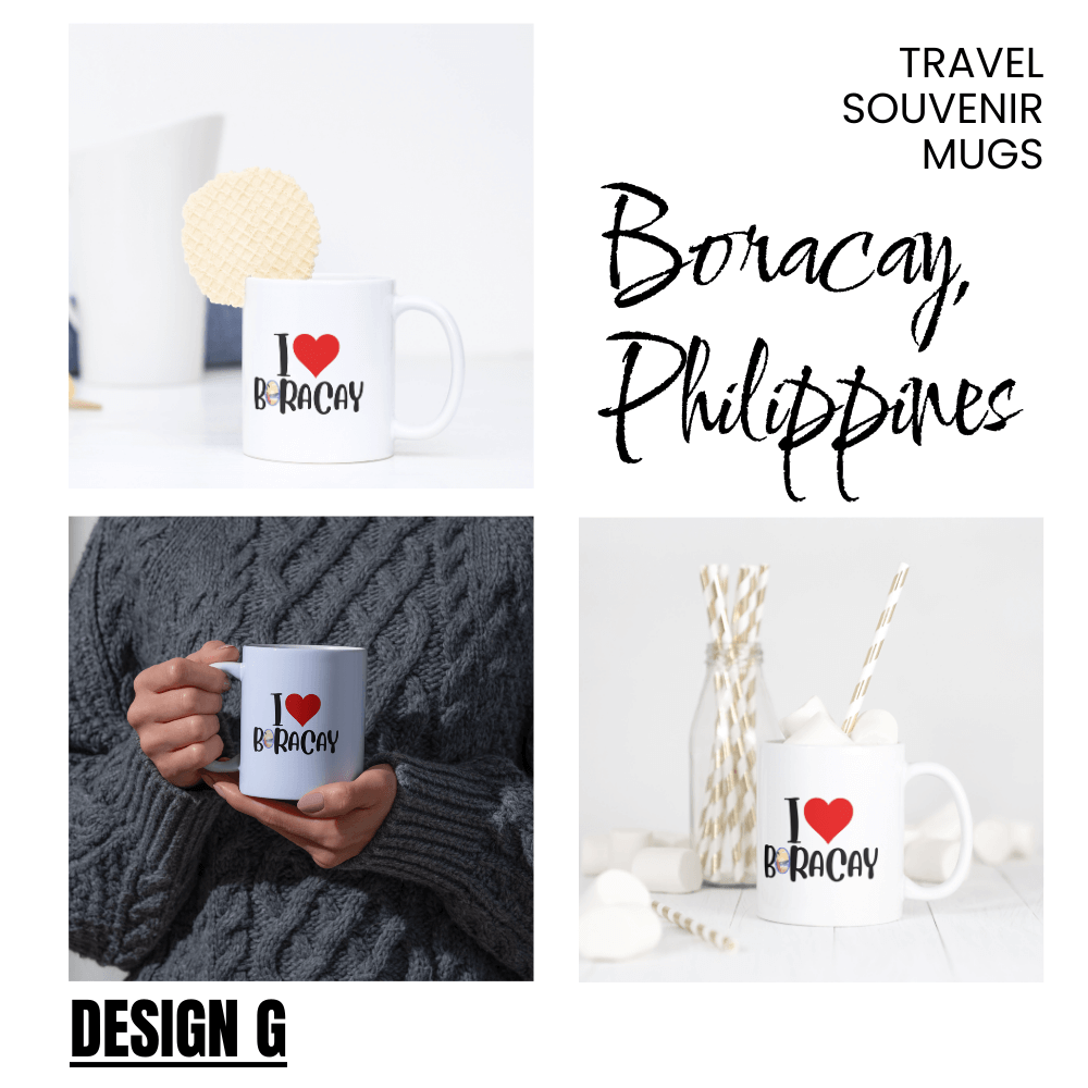 Boracay Philippines Travel Souvenir Mugs 11oz Ceramic Mug
