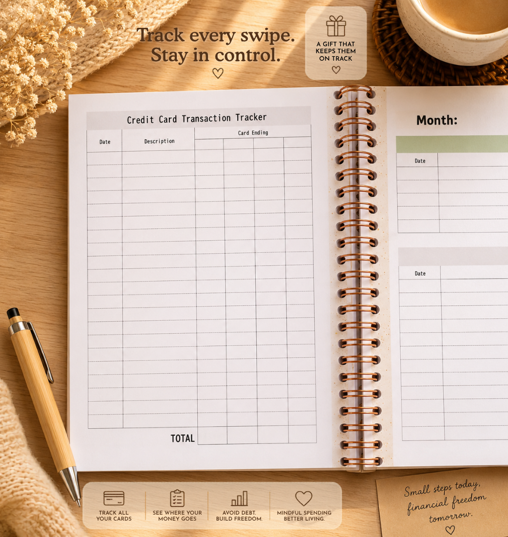 Kakeibo Expense Tracker & Savings Journal Budget Planner Notebook Financial Planner with Free Pen, Magnetic Bookmark and Magnetic Index tab