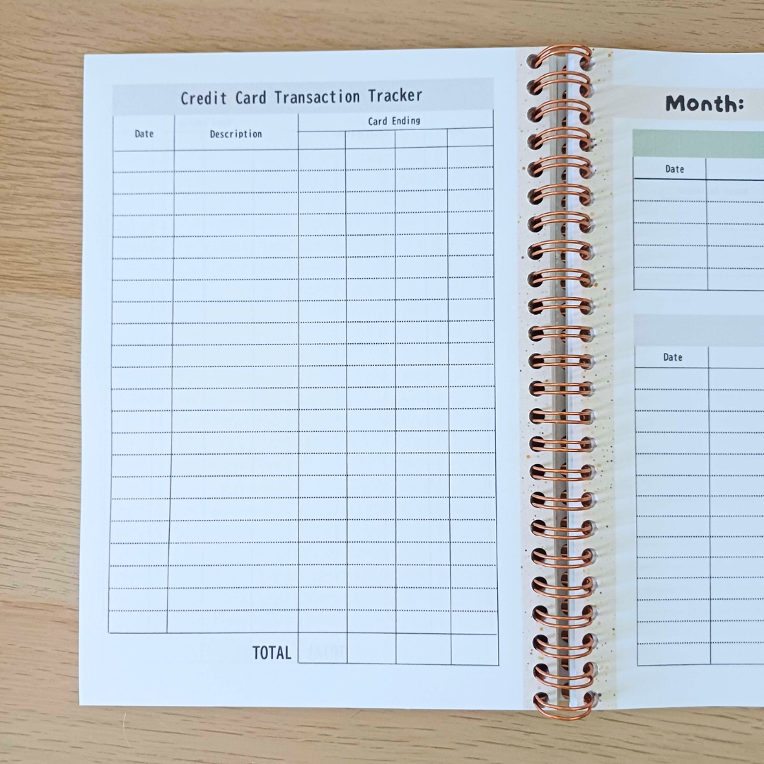 Kakeibo Expense Tracker & Savings Journal Budget Planner Notebook Financial Planner with Free Pen, Magnetic Bookmark and Magnetic Index tab