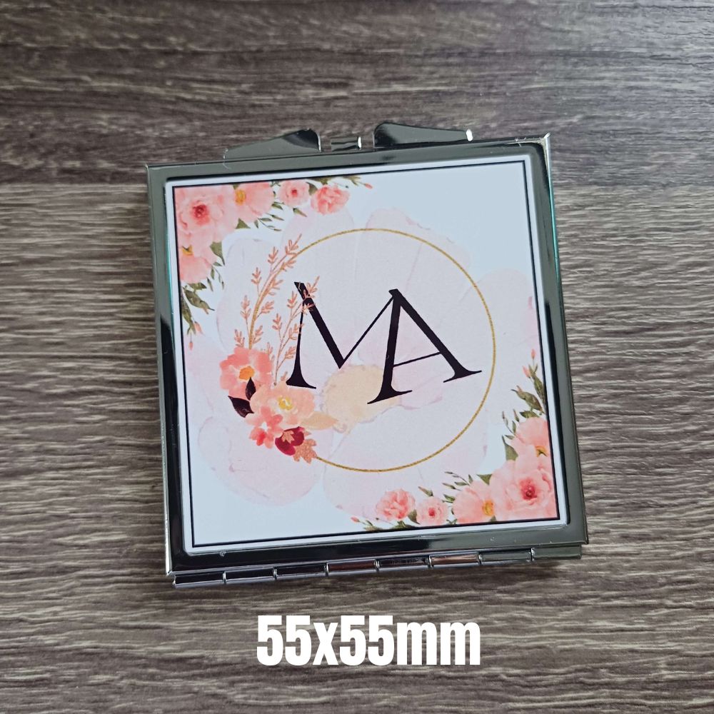 Personalized Customized Pocket Mirror Perfect for Giveaway Personalized Gift